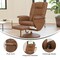 Flash Furniture Cason Massaging Adjust Recliner w/Deep Side Pockets and Ottoman w/Wrapped Base, Brown LeatherSoft BT-753P-MASSAGE-CGN-GG - alternate 7